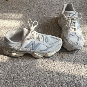New Balance 9060 Women's Beige and Gray sneakers